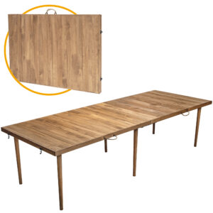 30x80 Inch foldable picnic table